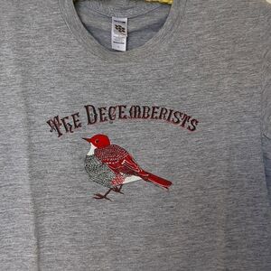 2005 Vintage The Decemberists Band T-shirt Flight of the Missile Thrushes